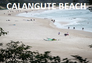 Calangute Beach in Goa 